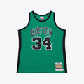 Seanshop B.Celtics #34 Paul Pierce Mitchell & Ness Kelly Green 2007-08 Hardwood Classics Authentic Jerseys