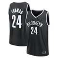 Seanshop B.Nets #24 Cam Thomas  Black Fast Break Replica Jerseys - Icon Edition