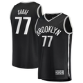 Seanshop B.Nets #77 Ben Saraf  Black Fast Break Replica Jerseys - Icon Edition