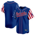 Seanshop B.Orioles Royal Independence Day Vapor Premier Limited Home Game Blank Player Stitched Jerseys