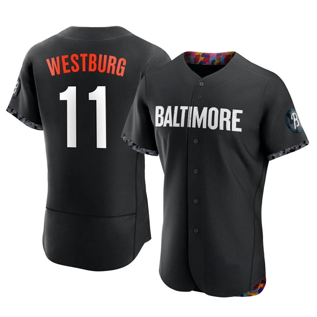Seanshop B.Orioles #11 Jordan Westburg Player Black City Connect Limited Elite Home Game Stitched Jerseys