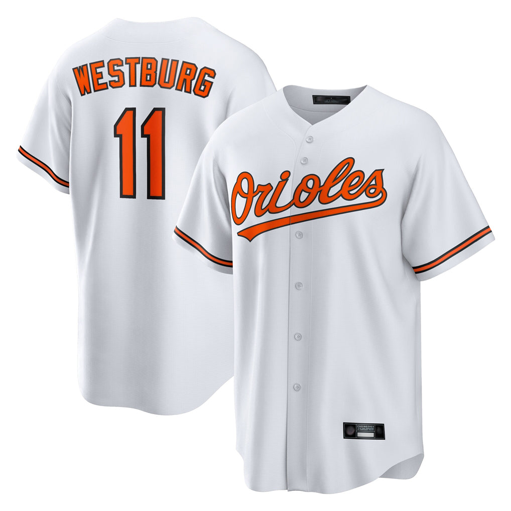 Seanshop B.Orioles #11 Jordan Westburg Player White Home Game Stitched Jerseys