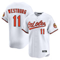 Seanshop B.Orioles #11 Jordan Westburg Player White Limited Home Game Stitched Jerseys