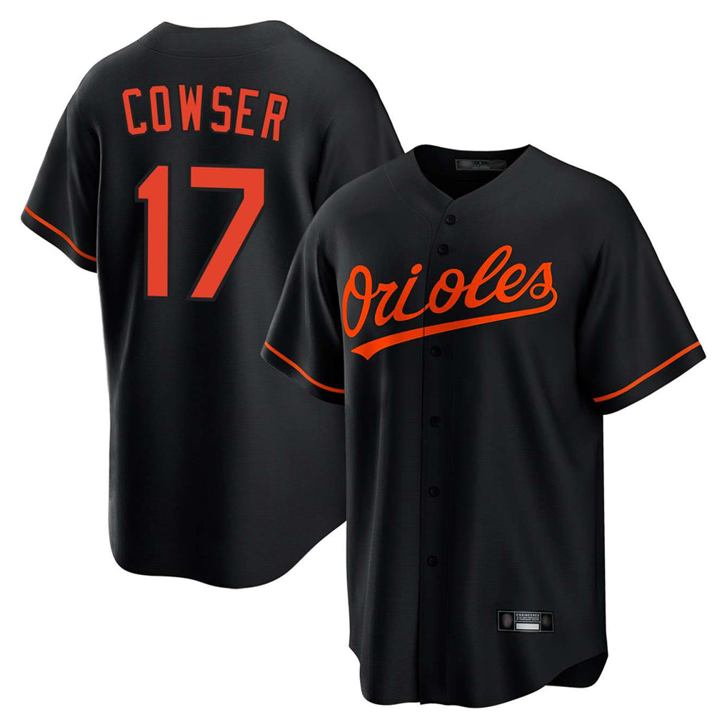 Seanshop B.Orioles #17 Colton Cowser Player Black Home Game Stitched Jerseys