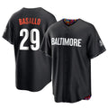 Seanshop B.Orioles #29 Samuel Basallo Player Black City Connect Home Game Stitched Jerseys