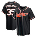 Seanshop B.Orioles #35 Adley Rutschman Black Out Home Game Stitched Jerseys