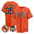 Seanshop B.Orioles #35 Adley Rutschman Orange 30th Anniversary of 2131 Home Game Stitched Jerseys
