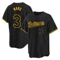 Seanshop B.Orioles #3 Taylor Ward Player Black Snake Skin City Home Game Stitched Jerseys