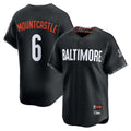 Seanshop B.Orioles #6 Ryan Mountcastle Player Black City Connect Limited Home Game Stitched Jerseys