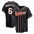Seanshop B.Orioles #6 Ryan Mountcastle Player Black Out Home Game Stitched Jerseys
