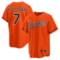 Seanshop B.Orioles #7 Jackson Holliday Player Orange Home Game Stitched Jerseys