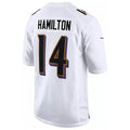 Seanshop B.Ravens #14 Kyle Hamilton Player White Fashion Home Game Stitched Jerseys