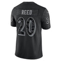 Seanshop B.Ravens #20 Ed Reed Player Black RFLCTV Limited Stitched Jerseys