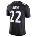 Seanshop B.Ravens #22 Derrick Henry Player Black Limited Elite Home Game Stitched Jerseys