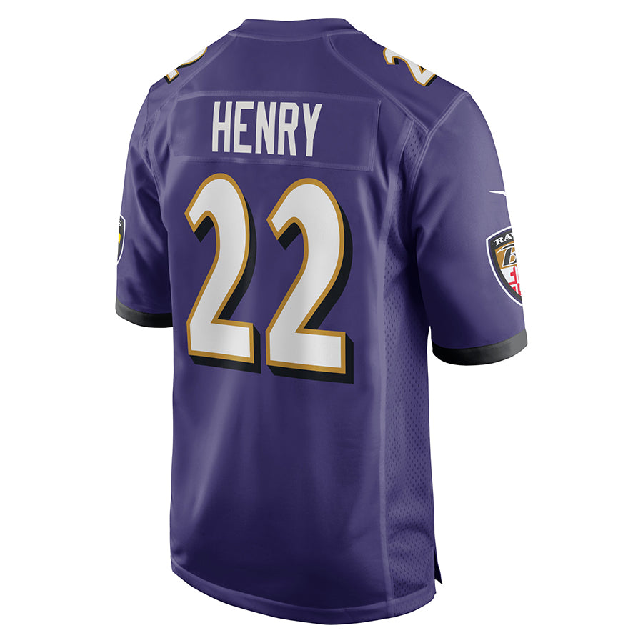 Seanshop B.Ravens #22 Derrick Henry Player Purple Alternate Home Game Stitched Jerseys