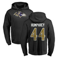 Seanshop B.Ravens #44 Marlon Humphrey Player Black Pullover Hoodie Stitched Jerseys