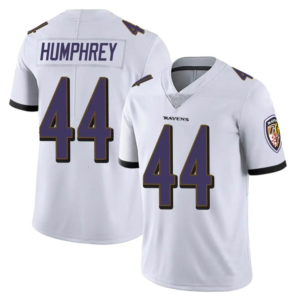Seanshop B.Ravens #44 Marlon Humphrey Player White Vapor Untouchable Limited Home Game Stitched Jerseys