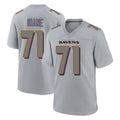 Seanshop B.Ravens #71 Olaivavega Ioane Player Gray Replica Limited Stitched Jerseys