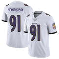 Seanshop B.Ravens #91 Trey Hendrickson Player White Vapor Untouchable Game Stitched Jerseys