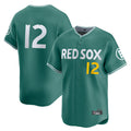 Seanshop B.Red Sox #12 Connor Wong Player Green City Connect Limited Home Game Stitched Jerseys