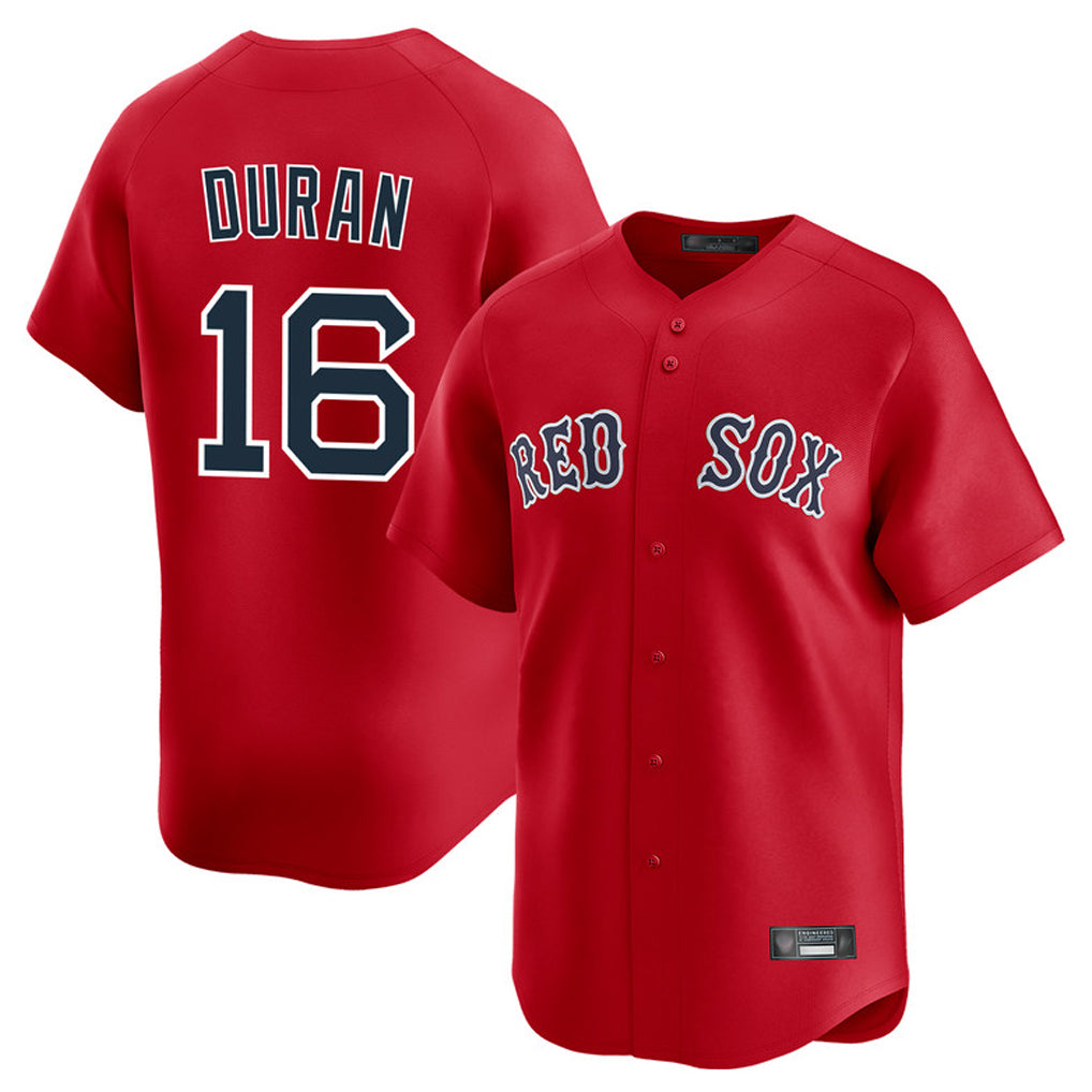 Seanshop B.Red Sox #16 Jarren Duran Player Red Limited Home Game Stitched Jersey