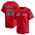 Seanshop B.Red Sox #16 Jarren Duran Player Red Limited Home Game Stitched Jersey