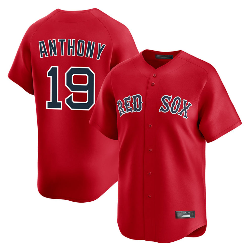 Seanshop B.Red Sox #19 Roman Anthony Player Red Limited Home Game Stitched Jerseys