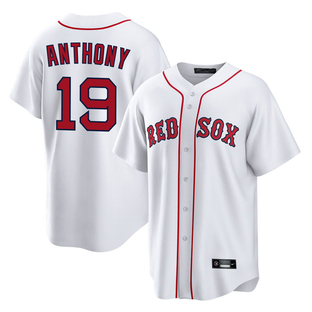 Seanshop B.Red Sox #19 Roman Anthony Player White Home Game Stitched Jerseys