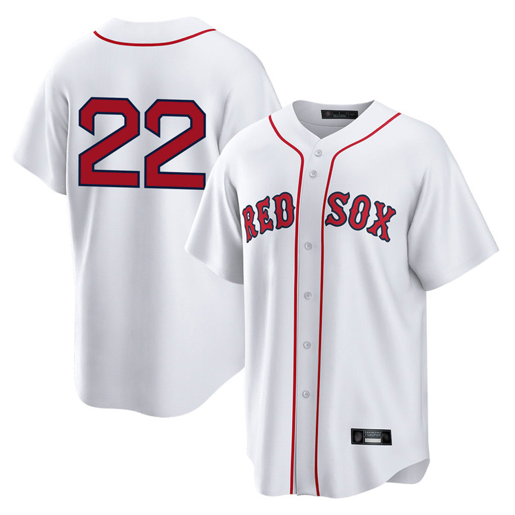 Seanshop B.Red Sox #22 Garrett Whitlock Player White Home Game Stitched Jerseys