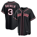 Seanshop B.Red Sox #3 Ceddanne Rafaela Player Black Out Home Game Stitched Jerseys