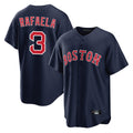 Seanshop B.Red Sox #3 Ceddanne Rafaela Player Navy Home Game Stitched Jersey