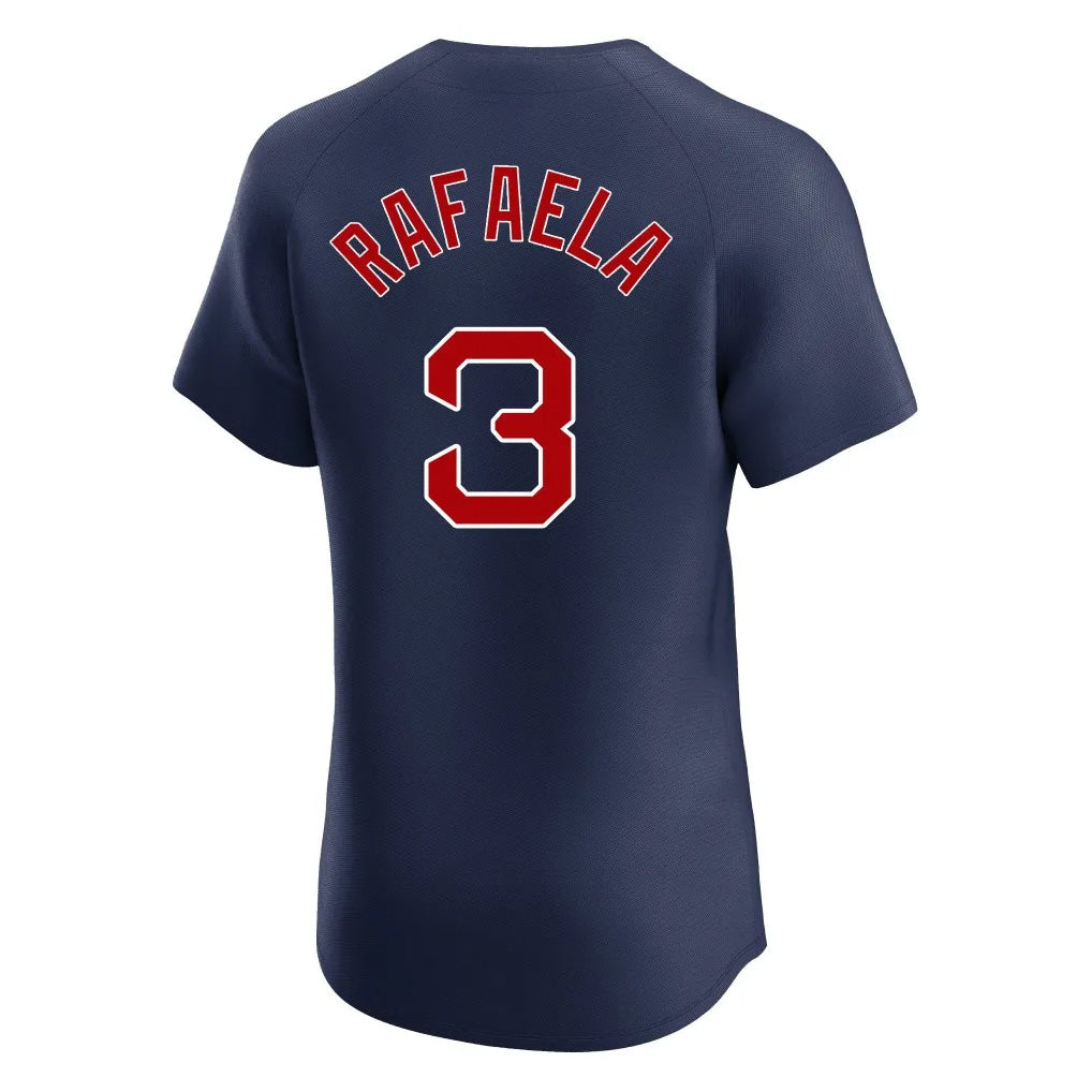 Seanshop B.Red Sox #3 Ceddanne Rafaela Player Navy Limited Elite Home Game Stitched Jerseys