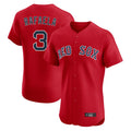 Seanshop B.Red Sox #3 Ceddanne Rafaela Player Red Limited Elite Home Game Stitched Jersey