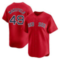 Seanshop B.Red Sox #49 Tim Wakefield Player Red Limited Home Game Stitched Jerseys