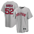 Seanshop B.Red Sox #52 Wilyer Abreu Player Gray Road Home Game Stitched Jerseys