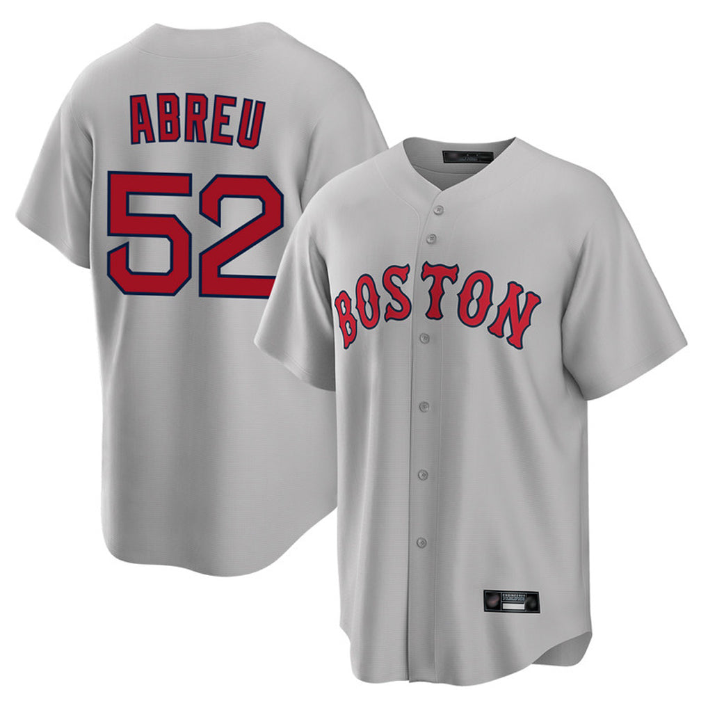 Seanshop B.Red Sox #52 Wilyer Abreu Player Gray Road Home Game Stitched Jerseys