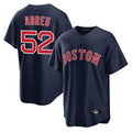 Seanshop B.Red Sox #52 Wilyer Abreu Player Navy Home Game Stitched Jerseys