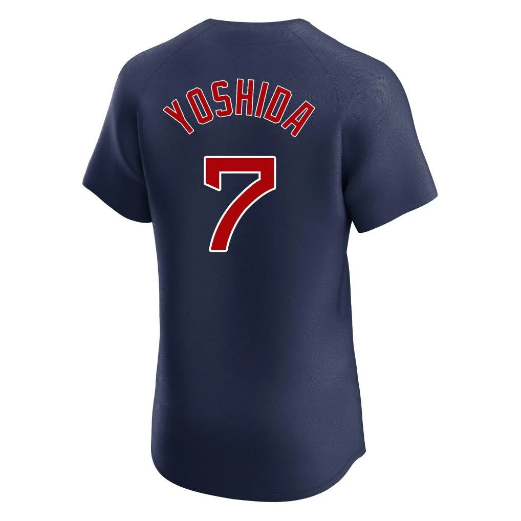 Seanshop B.Red Sox #7 Masataka Yoshida Player Navy Limited Elite Home Game Stitched Jerseys