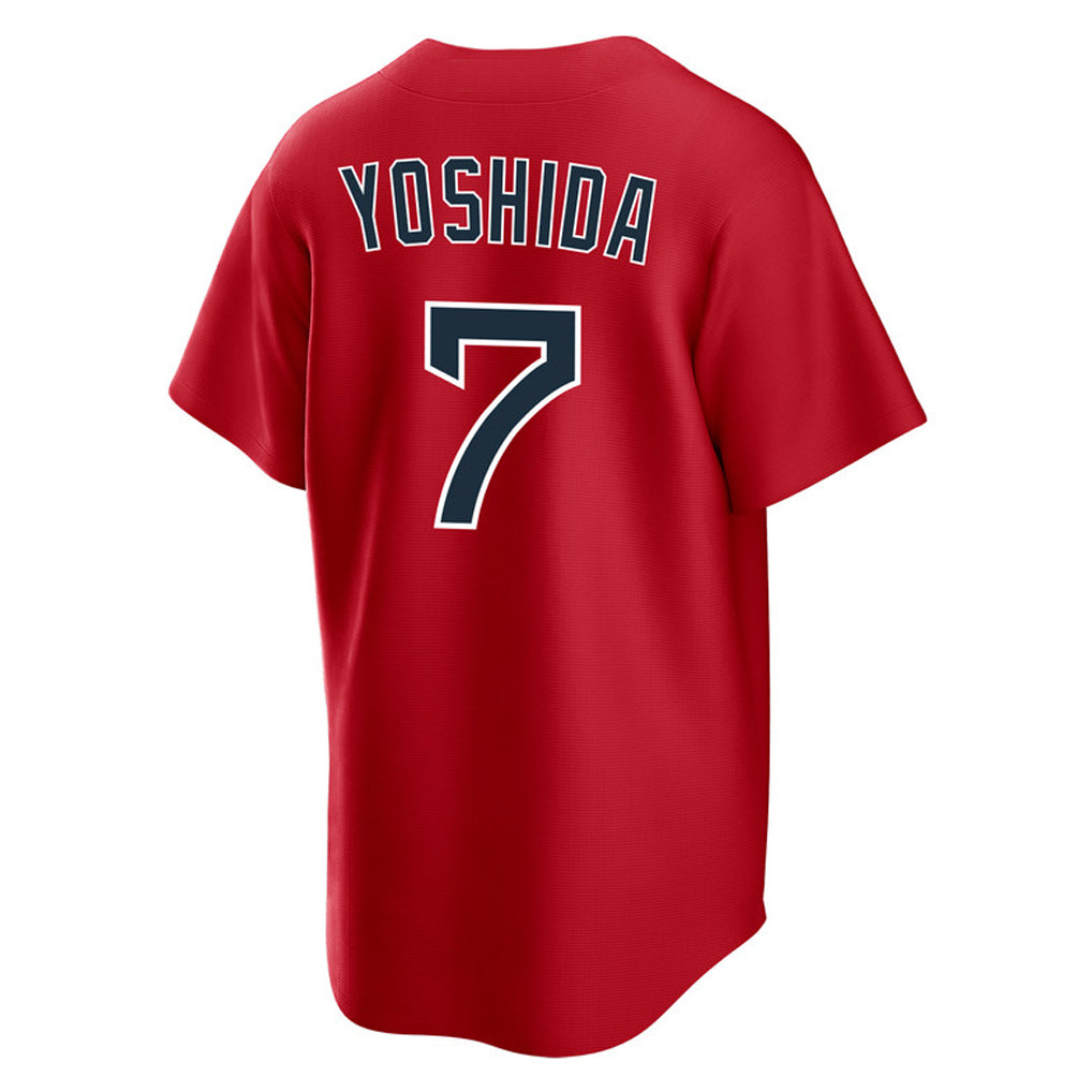 Seanshop B.Red Sox #7 Masataka Yoshida Player Red Home Game Stitched Jerseys