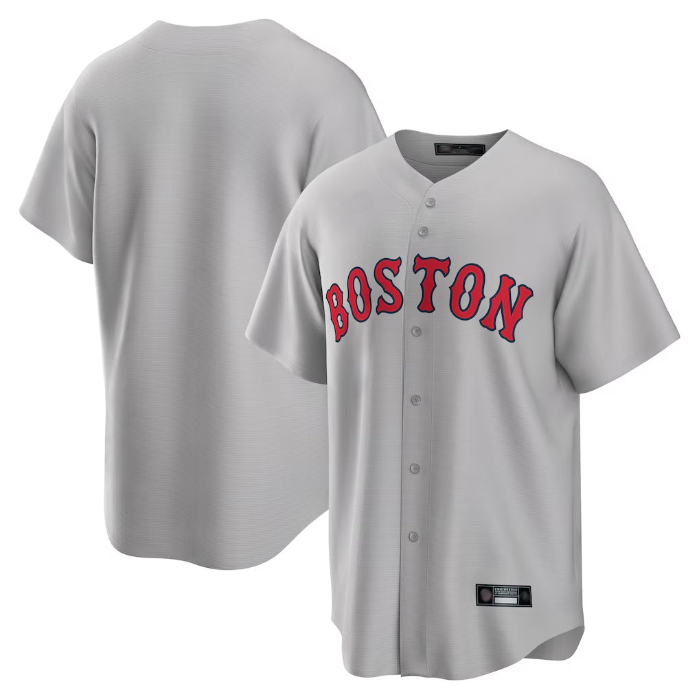 Seanshop B.Red Sox Blank Player Gray Road Home Game Stitched Jerseys