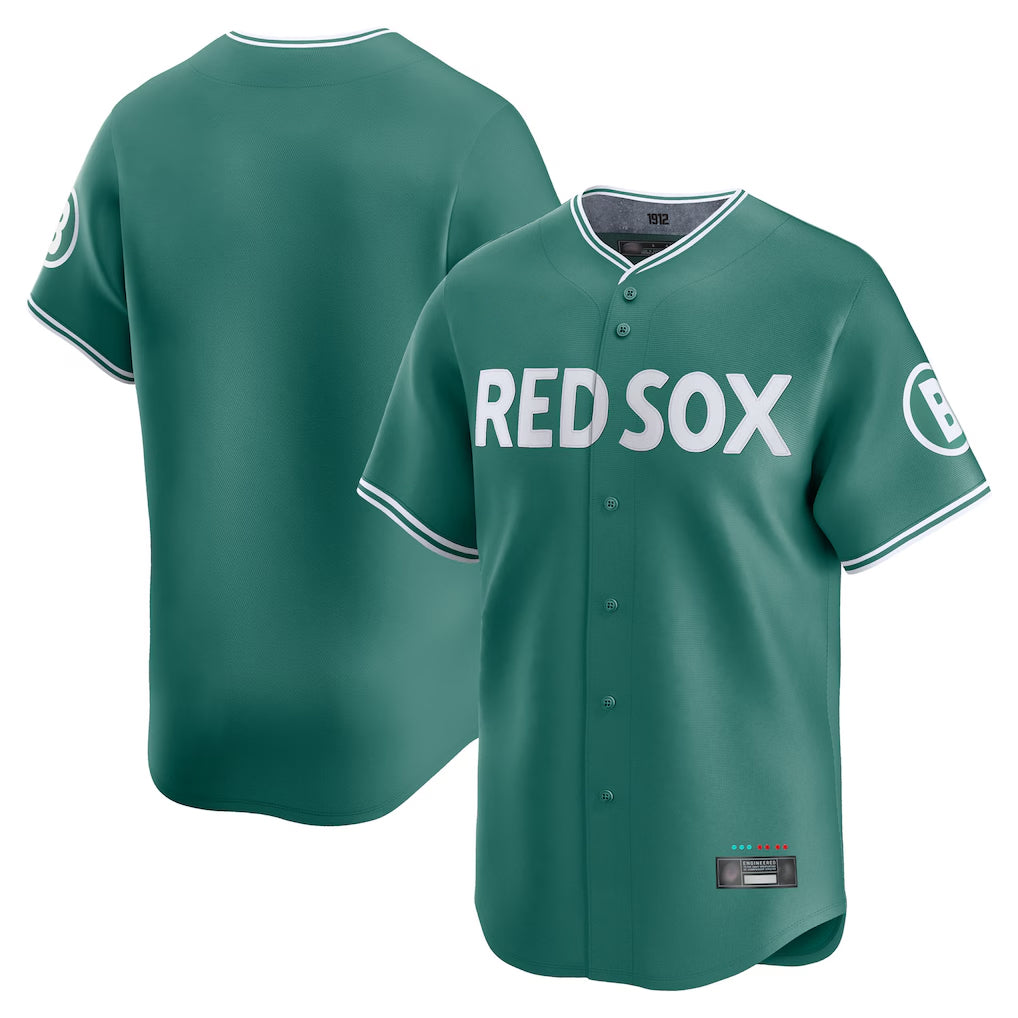 Seanshop B.Red Sox Blank Player Green City Connect Limited Home Game Stitched Jerseys