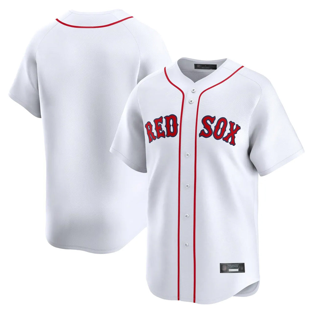 Seanshop B.Red Sox Blank Player White Limited Home Game Stitched Jerseys