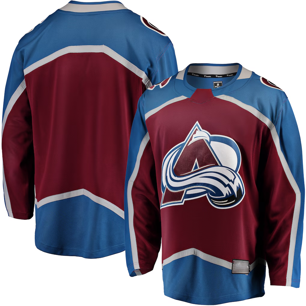 Seanshop C.Avalanche Maroon Breakaway Home Jerseys