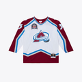 Seanshop C.Avalanche Patrick Roy Mitchell & Ness White 1995 Power Play Jerseys