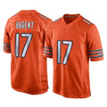 C.Bears #17 Tyson Bagent Player Orange Home Game Stitched Jerseys