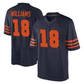 Seanshop C.Bears #18 Caleb Williams Player Navy Blue Alternate Game Stitched Jerseys