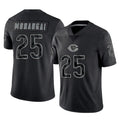 Seanshop C.Bears #25 Kyle Monangai Player Black REFLECTIVE Limited Game Stitched Jerseys