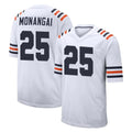 Seanshop C.Bears #25 Kyle Monangai Player White Classic Home Game Stitched Jerseys
