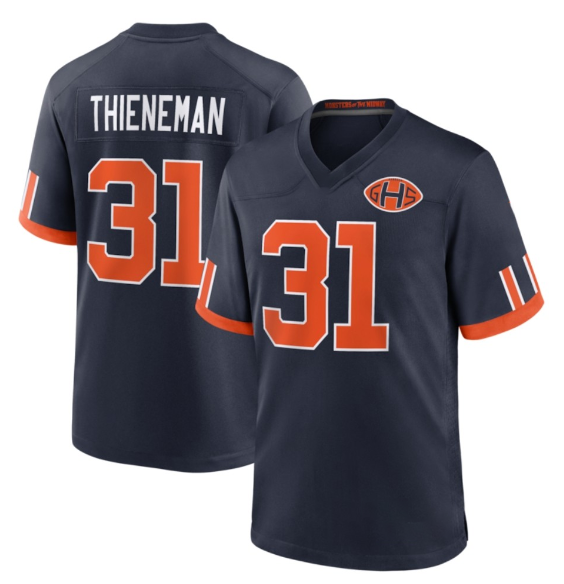 C.Bears #31 Dillon Thieneman Navy 2026 F.U.S.E. Rivalries Collection Limited Football Stitched Jersey