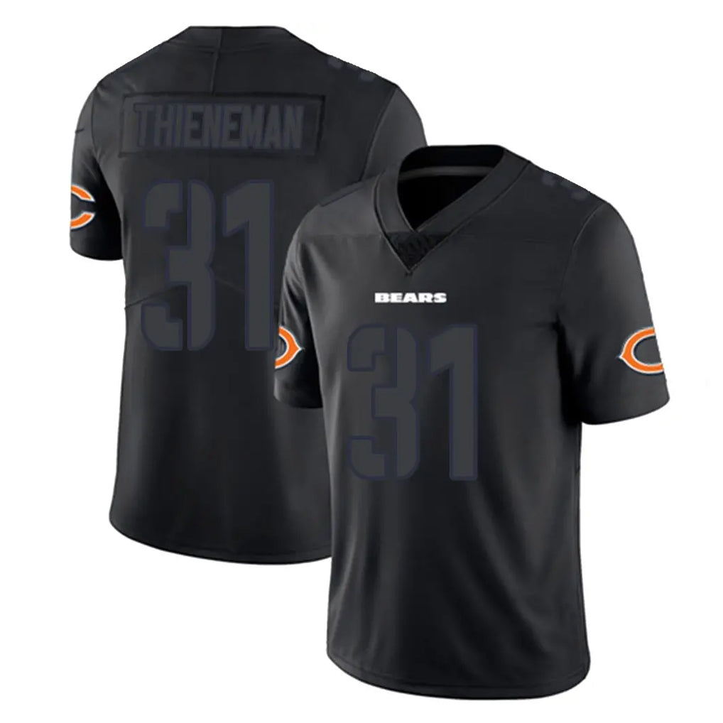 Seanshop C.Bears #31 Dillon Thieneman Player Black Impact Limited Game Stitched Jerseys
